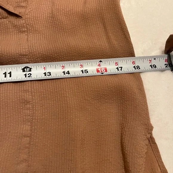 BCBG MaxAzria Women's Sleeveless Blouse - Beige/bronze/tan XXS - Picture 9 of 13